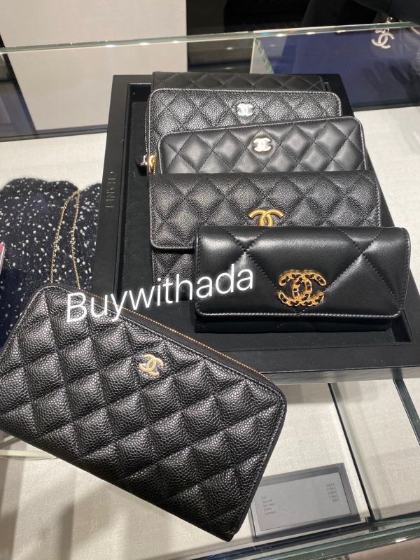 CHANEL 黑荔枝金釦拉鍊長夾 buywithada,france,全球代購,歐洲,exquisite,quality goods,posh,fancy,luxurious