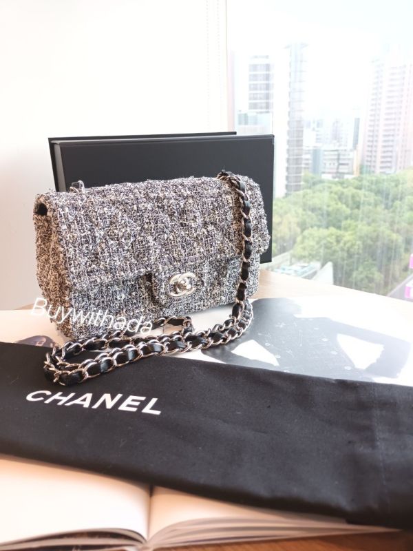 台灣現貨 CHANEL 24P TWEED MINI CF 20 黑白毛尼 春夏新款 buywithada,france,全球代購,歐洲,exquisite,quality goods,posh,fancy,luxurious