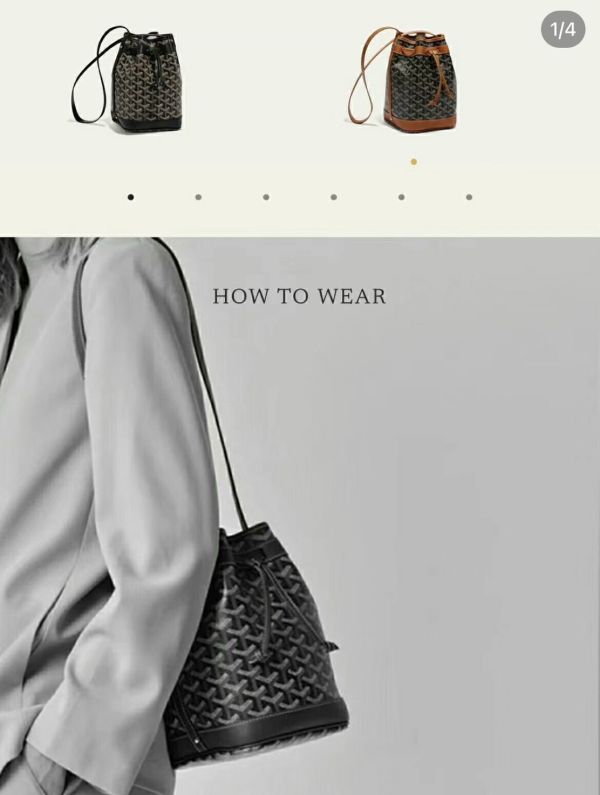 GOYARD 水桶包 黑色 數色可接單^^ buywithada,france,全球代購,歐洲,exquisite,quality goods,posh,fancy,luxurious