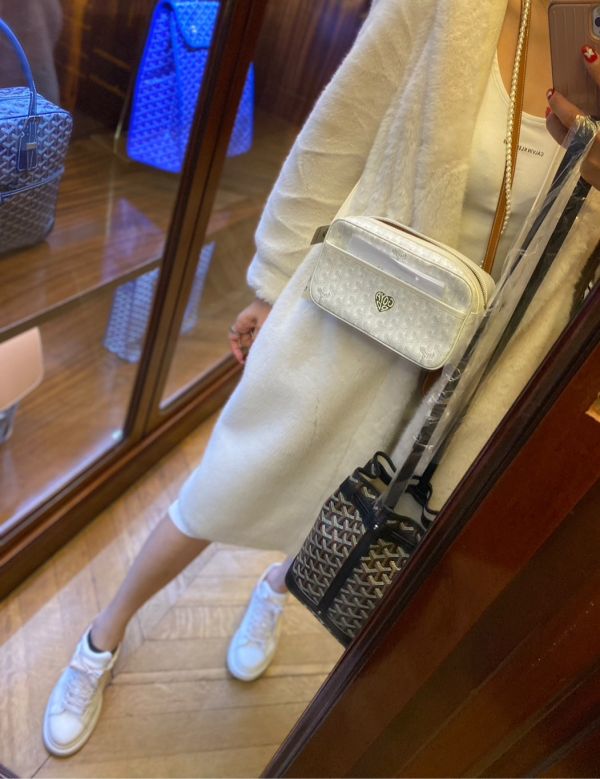 GOYARD 白色相機包 限量愛心版 buywithada,france,全球代購,歐洲,exquisite,quality goods,posh,fancy,luxurious