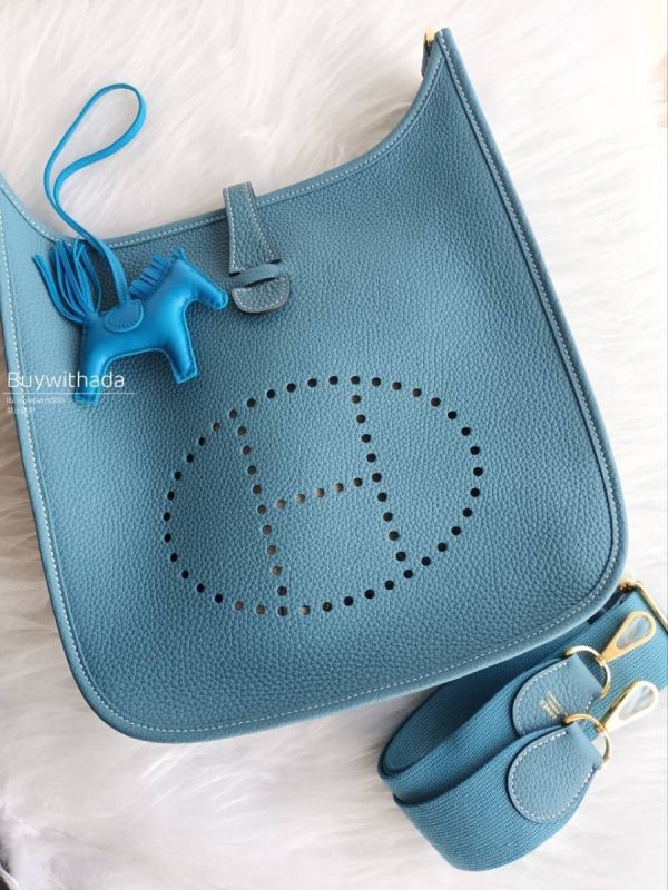 2024 HERMES EVELYNE 29 D2牛仔藍金釦 buywithada,france,全球代購,歐洲,exquisite,quality goods,posh,fancy,luxurious