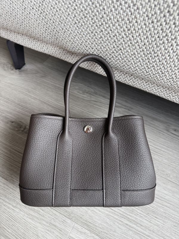 Hermès mini garden party neo 23 烏木色全皮 銀釦 buywithada,france,全球代購,歐洲,exquisite,quality goods,posh,fancy,luxurious