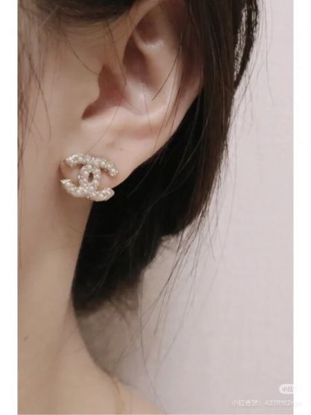 CHANEL 經典系列 珍珠CC耳針 buywithada,france,全球代購,歐洲,exquisite,quality goods,posh,fancy,luxurious