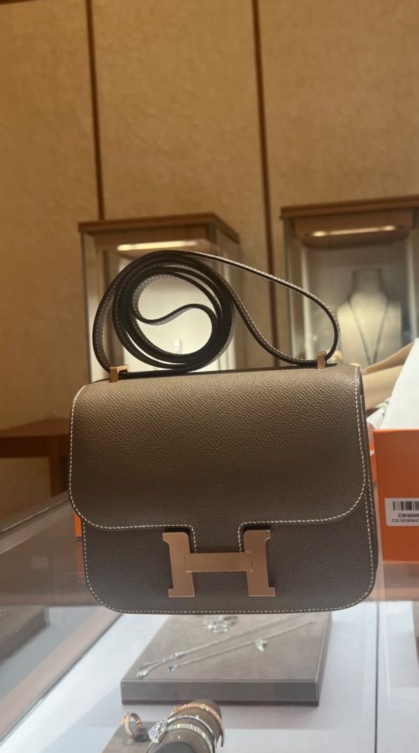 Hermes Mini Constance 大象灰金扣 Epsom buywithada,france,全球代購,歐洲,exquisite,quality goods,posh,fancy,luxurious