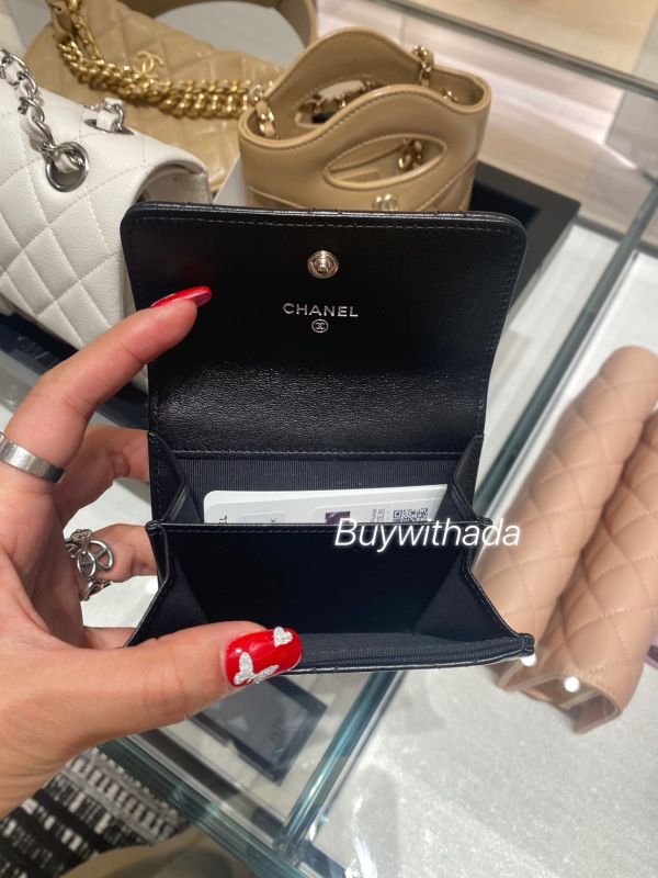 新鮮抵台 CHANEL 方鑽CC logo 雙層卡包 buywithada,france,全球代購,歐洲,exquisite,quality goods,posh,fancy,luxurious