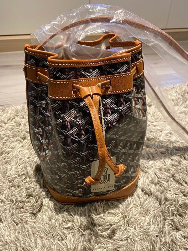 GOYARD 水桶包 黑棕色 buywithada,france,全球代購,歐洲,exquisite,quality goods,posh,fancy,luxurious