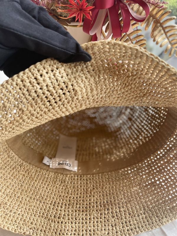CELINE 黑色草編帽 buywithada,france,全球代購,歐洲,exquisite,quality goods,posh,fancy,luxurious