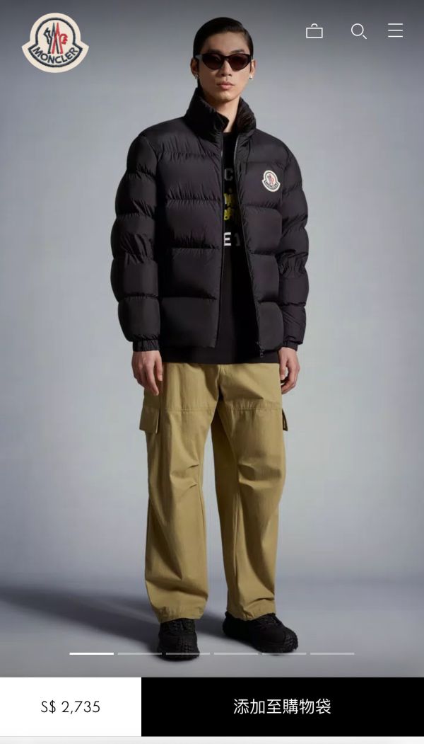 MONCLER CITALA GIUBBOTTO 男生黑色羽絨外套 SIZE 6 XXL buywithada,france,全球代購,歐洲,exquisite,quality goods,posh,fancy,luxurious