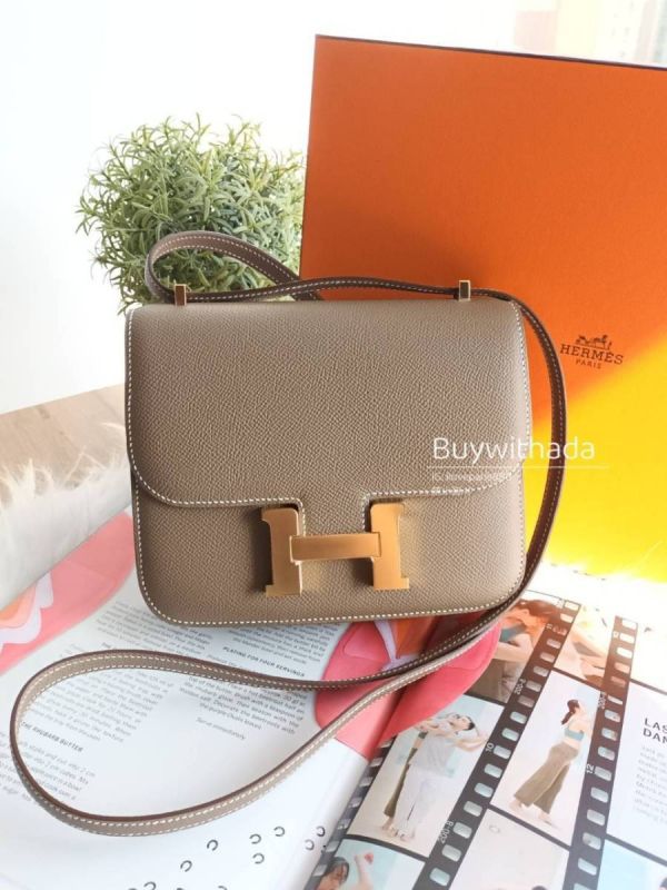 Hermes Mini Constance 大象灰金扣 Epsom buywithada,france,全球代購,歐洲,exquisite,quality goods,posh,fancy,luxurious