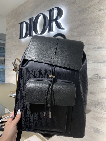 DIOR MOTION 老花後背包 黑色 buywithada,france,全球代購,歐洲,exquisite,quality goods,posh,fancy,luxurious