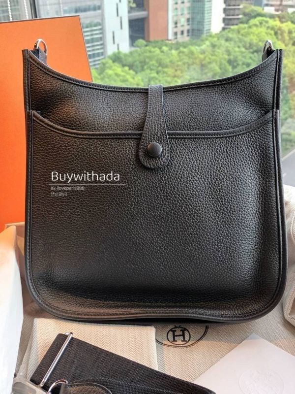 新鮮抵台 HERMES EVELYNE 29 黑色銀釦 K刻 buywithada,france,全球代購,歐洲,exquisite,quality goods,posh,fancy,luxurious