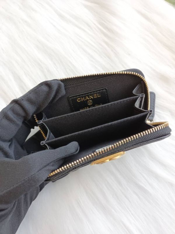 CHANEL BOY 金釦零錢卡包 buywithada,france,全球代購,歐洲,exquisite,quality goods,posh,fancy,luxurious