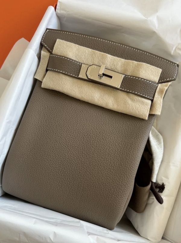 Hermes Hac a dos 大象灰 Togo皮 buywithada,france,全球代購,歐洲,exquisite,quality goods,posh,fancy,luxurious