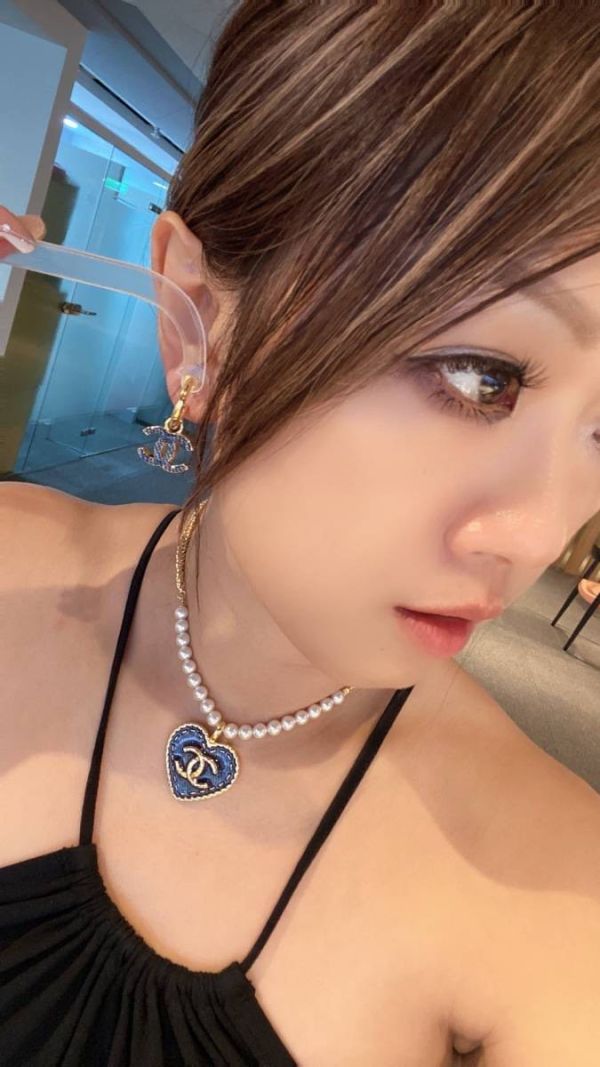 CHANEL 愛心牛仔珍珠頸鍊 buywithada,france,全球代購,歐洲,exquisite,quality goods,posh,fancy,luxurious