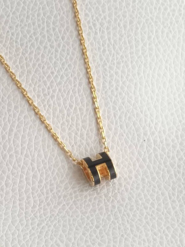 HERMES POP H MINI 黑金 項鏈 buywithada,france,全球代購,歐洲,exquisite,quality goods,posh,fancy,luxurious