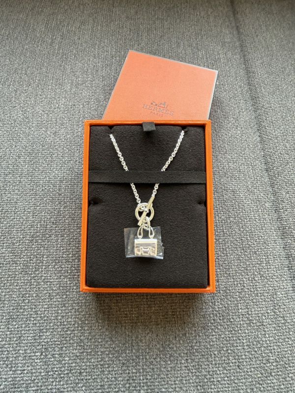 HERMES  康康 純銀飾項鍊 buywithada,france,全球代購,歐洲,exquisite,quality goods,posh,fancy,luxurious