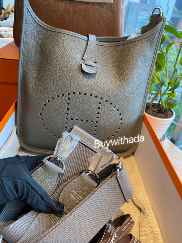 HERMES EVELYNE 29 OL積雲灰銀釦 buywithada,france,全球代購,歐洲,exquisite,quality goods,posh,fancy,luxurious