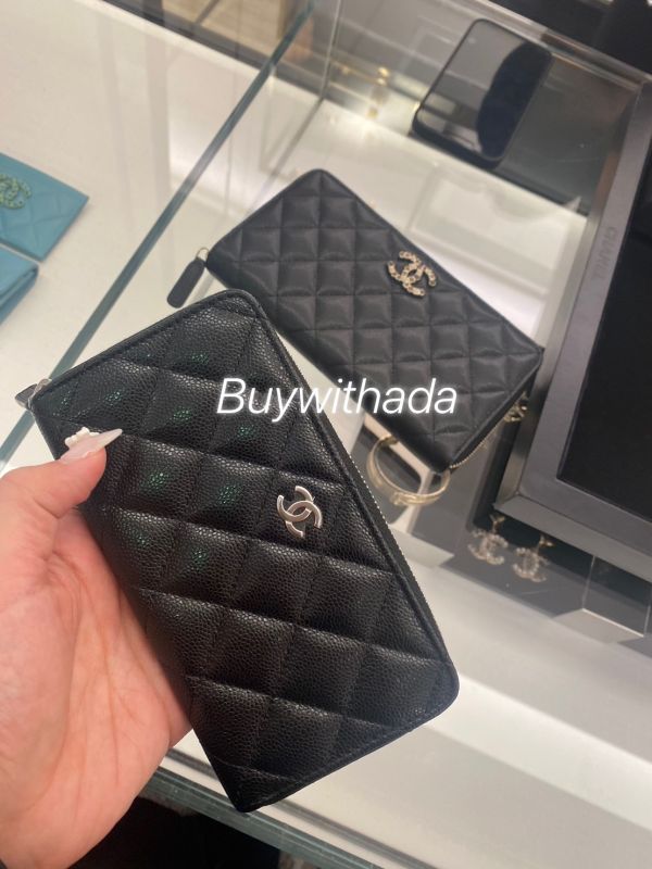 CHANEL CF 拉鏈中夾 黑荔枝銀釦 buywithada,france,全球代購,歐洲,exquisite,quality goods,posh,fancy,luxurious