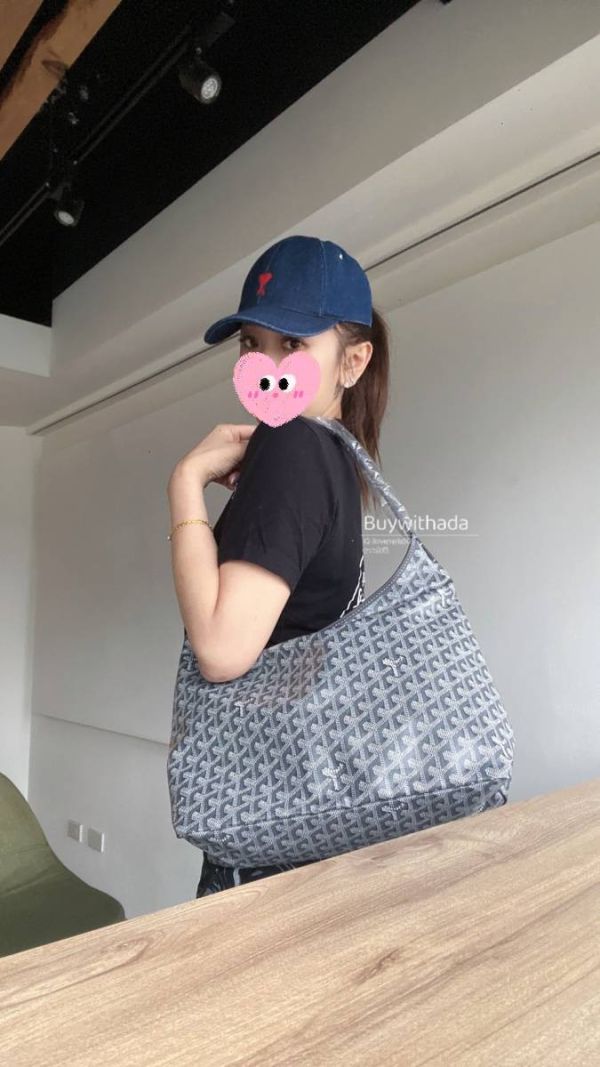 GOYARD HOBO 灰色 台灣現貨一個 buywithada,france,全球代購,歐洲,exquisite,quality goods,posh,fancy,luxurious