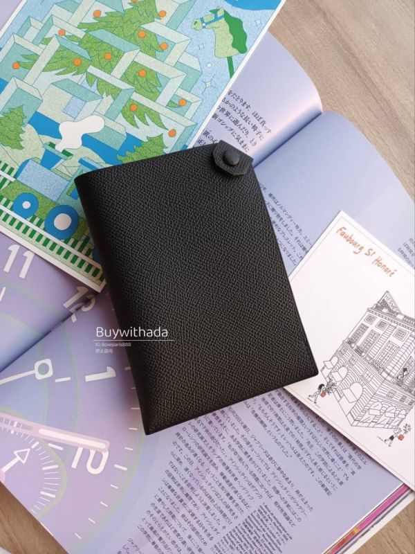 HERMES 全黑 護照夾 EPSOM buywithada,france,全球代購,歐洲,exquisite,quality goods,posh,fancy,luxurious