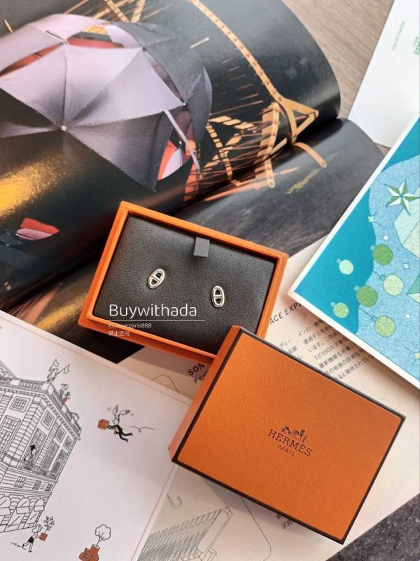 HERMES 925 純銀豬鼻耳環 buywithada,france,全球代購,歐洲,exquisite,quality goods,posh,fancy,luxurious