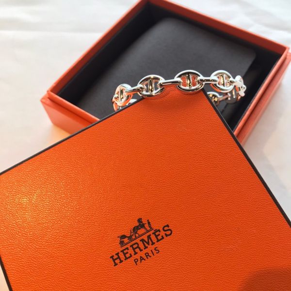 HERMES 純銀豬鼻手鐲 buywithada,france,全球代購,歐洲,exquisite,quality goods,posh,fancy,luxurious