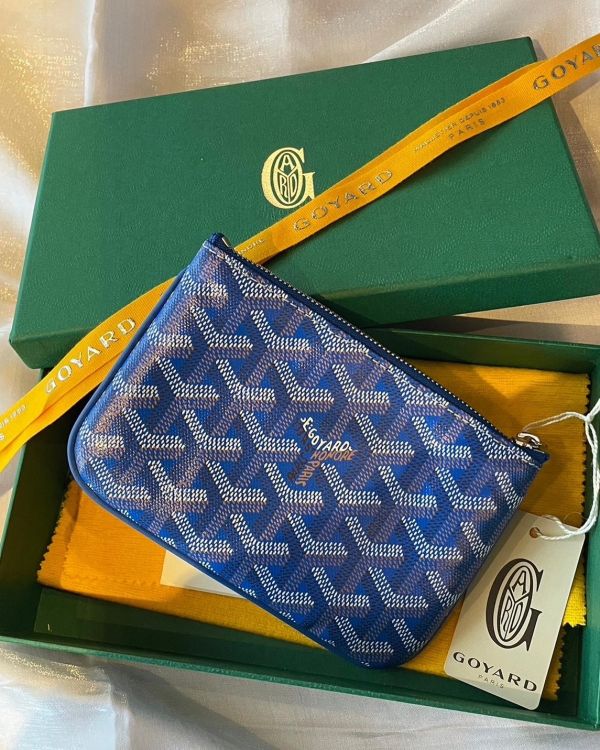 GOYARD MINI POCHETTE 一字拉鍊小包 buywithada,france,全球代購,歐洲,exquisite,quality goods,posh,fancy,luxurious