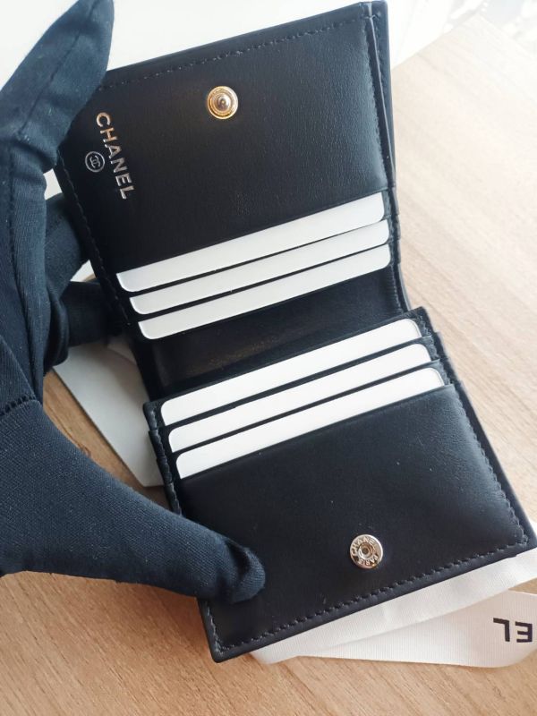 CHANEL so black  對折短夾 buywithada,france,全球代購,歐洲,exquisite,quality goods,posh,fancy,luxurious