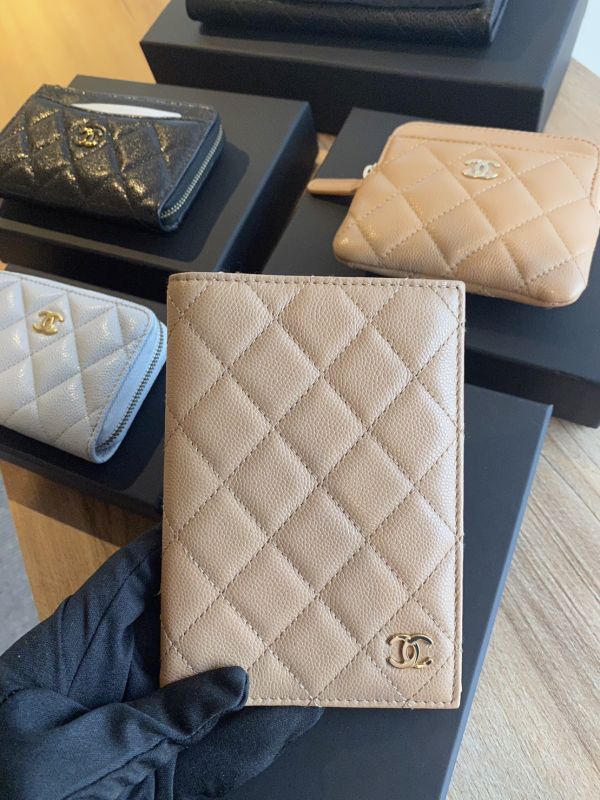 CHANEL 經典款 passport holder 奶茶荔枝金釦 護照套 buywithada,france,全球代購,歐洲,exquisite,quality goods,posh,fancy,luxurious