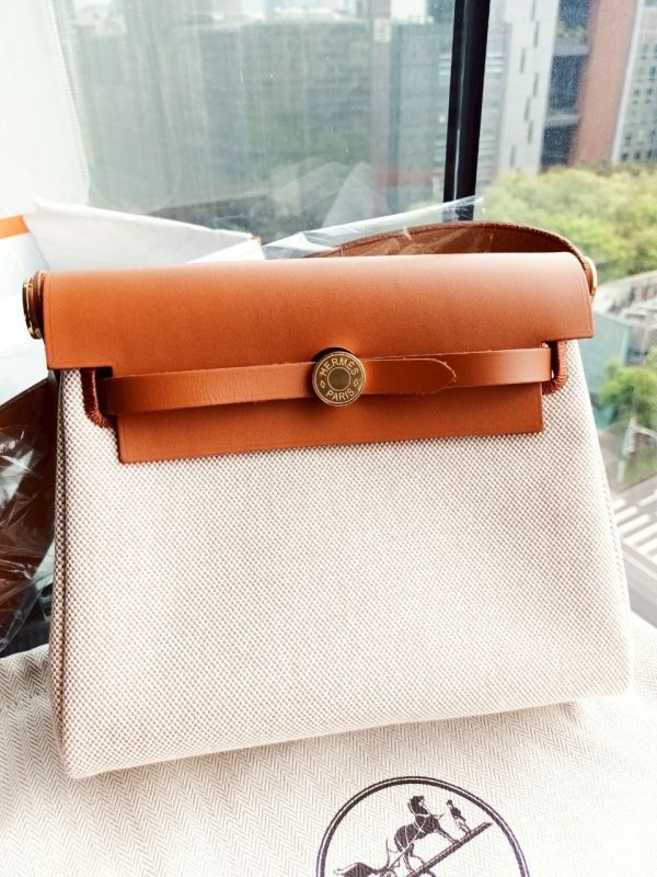 Hermès Mini Herbag 金棕金釦 buywithada,france,全球代購,歐洲,exquisite,quality goods,posh,fancy,luxurious