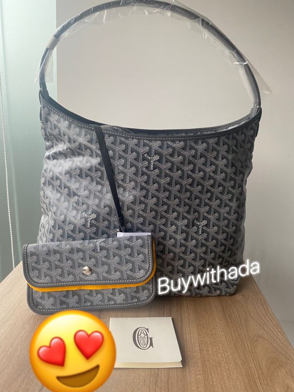 GOYARD HOBO 灰色 台灣現貨一個 buywithada,france,全球代購,歐洲,exquisite,quality goods,posh,fancy,luxurious