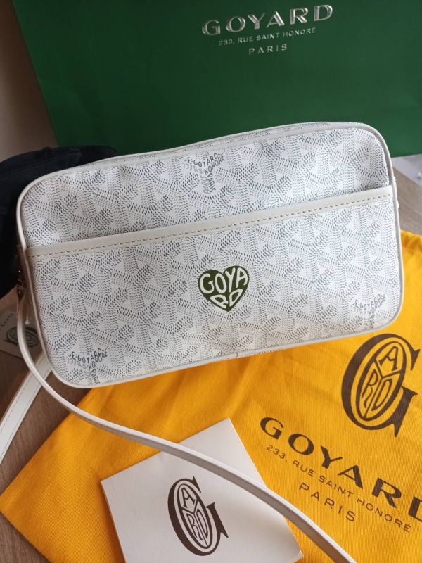 GOYARD 白色相機包 限量愛心版 buywithada,france,全球代購,歐洲,exquisite,quality goods,posh,fancy,luxurious