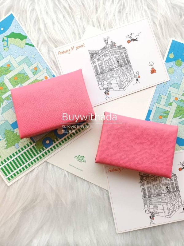 HERMES CALVI DUO EPSOM 色號Rose azalée 薔薇粉 buywithada,france,全球代購,歐洲,exquisite,quality goods,posh,fancy,luxurious