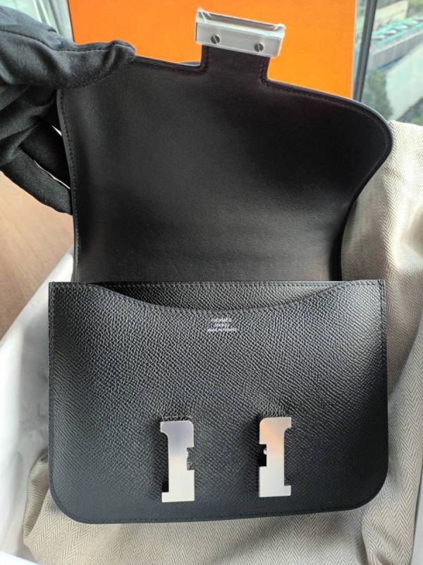 Hermes Mini Constance 黑色銀釦 buywithada,france,全球代購,歐洲,exquisite,quality goods,posh,fancy,luxurious