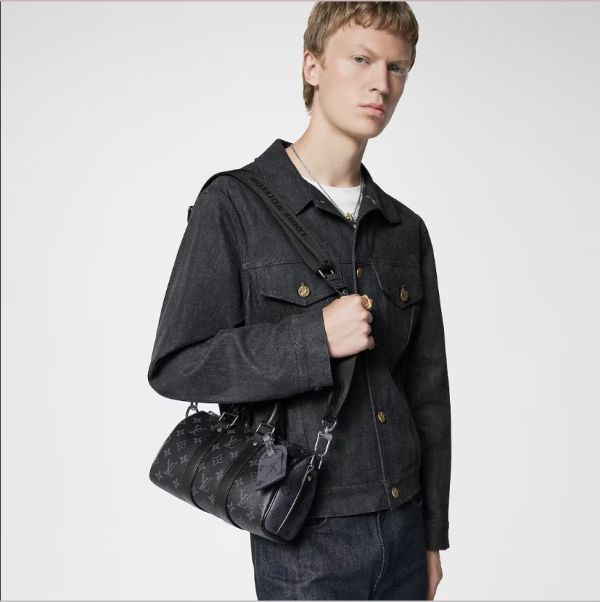 LV Keepall Bandoulière 25 黑色老花 buywithada,france,全球代購,歐洲,exquisite,quality goods,posh,fancy,luxurious
