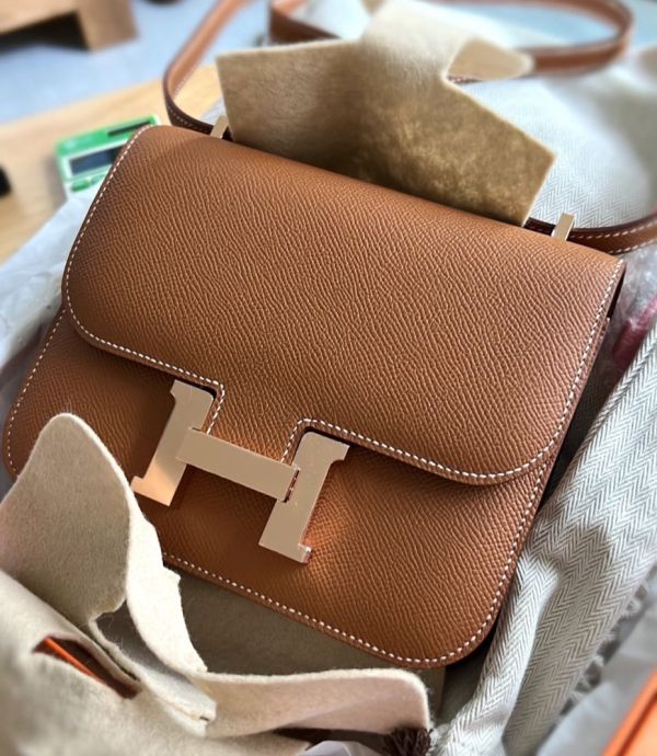 Hermès  Mini Constance 康康金棕玫瑰金 buywithada,france,全球代購,歐洲,exquisite,quality goods,posh,fancy,luxurious