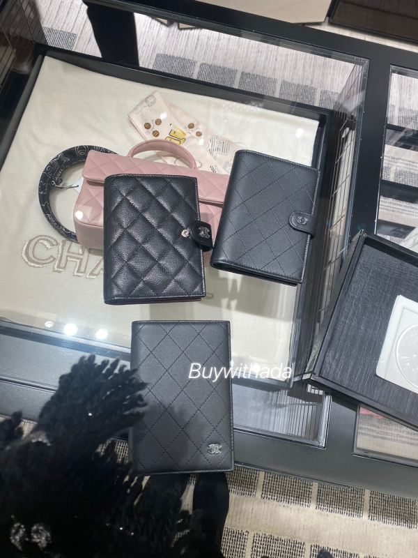 CHANEL 24P 護照卡夾零錢包 黑荔枝銀釦 buywithada,france,全球代購,歐洲,exquisite,quality goods,posh,fancy,luxurious