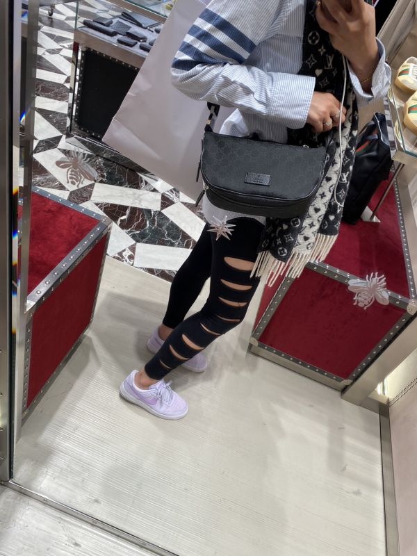 GUCCI黑色經典logo 腰包/胸包 buywithada,france,全球代購,歐洲