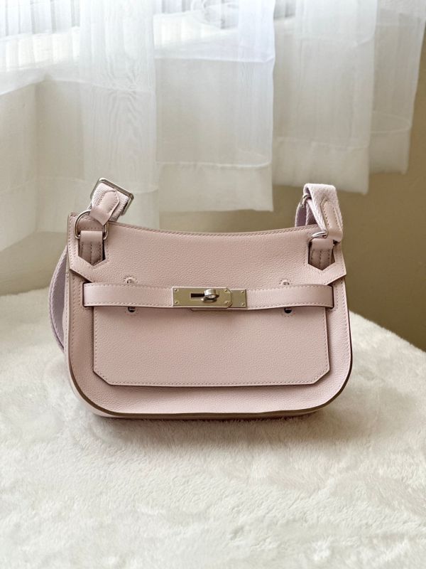 HERMES MINI JYPSIERE 迷你吉普賽 夢幻紫銀釦  現貨 