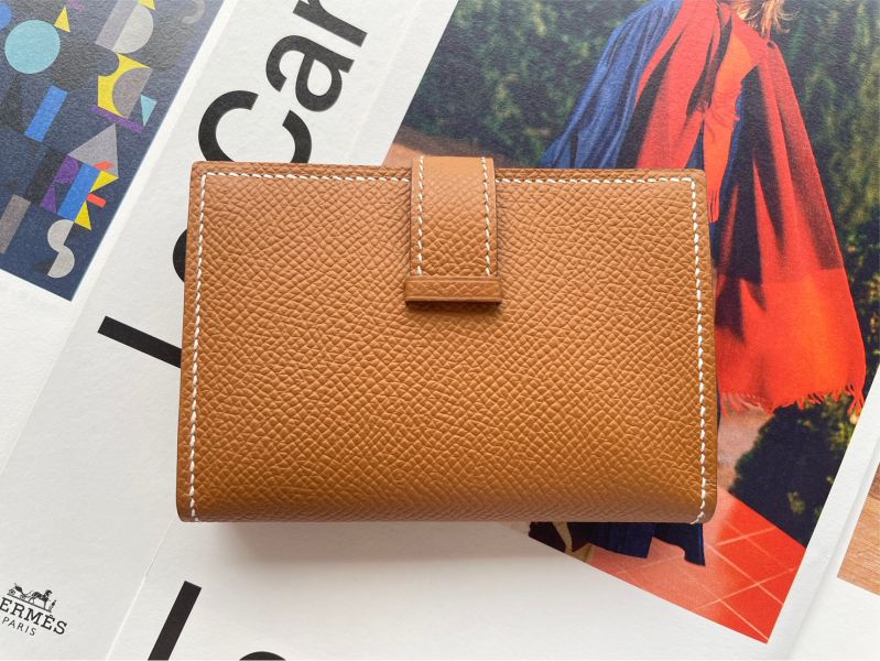 HERMES BEARN 金棕銀扣卡包 buywithada,france,全球代購,歐洲,exquisite,quality goods,posh,fancy,luxurious