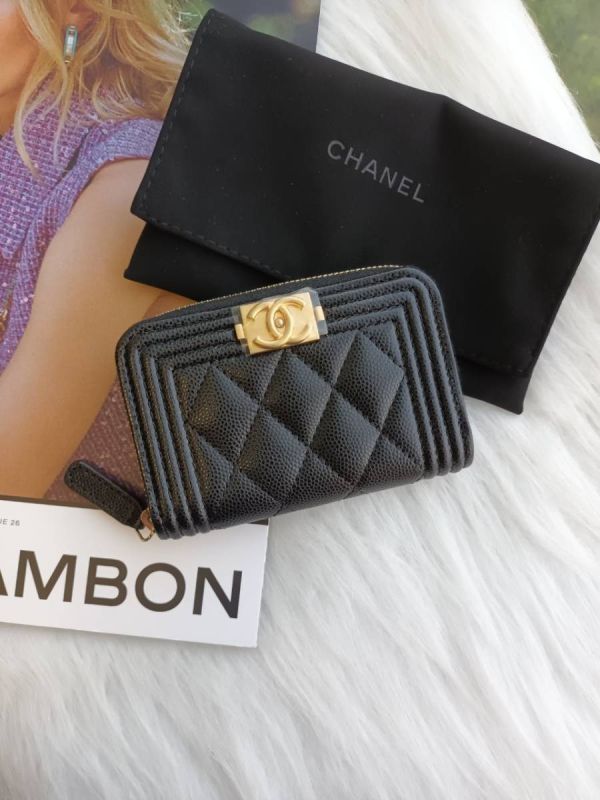 CHANEL BOY 金釦零錢卡包 buywithada,france,全球代購,歐洲,exquisite,quality goods,posh,fancy,luxurious
