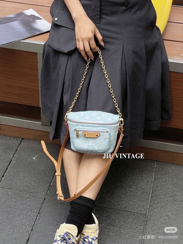 LV 超限量牛仔單寧 Mini Bumbag 全新全配 buywithada,france,全球代購,歐洲,exquisite,quality goods,posh,fancy,luxurious