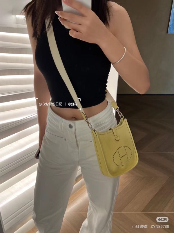 Hermes Evelyne mini 檸檬酒黃銀釦 buywithada,france,全球代購,歐洲,exquisite,quality goods,posh,fancy,luxurious