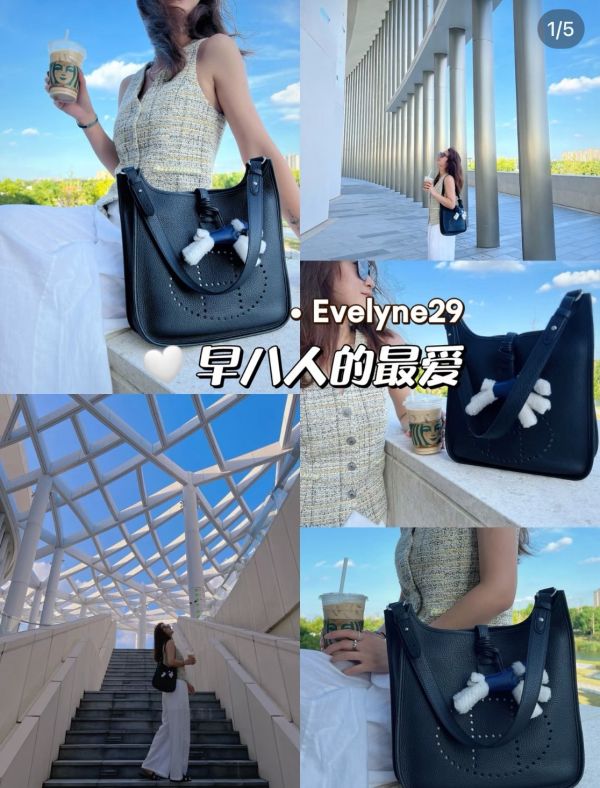 新鮮抵台 HERMES EVELYNE 29 黑色銀釦 K刻 buywithada,france,全球代購,歐洲,exquisite,quality goods,posh,fancy,luxurious