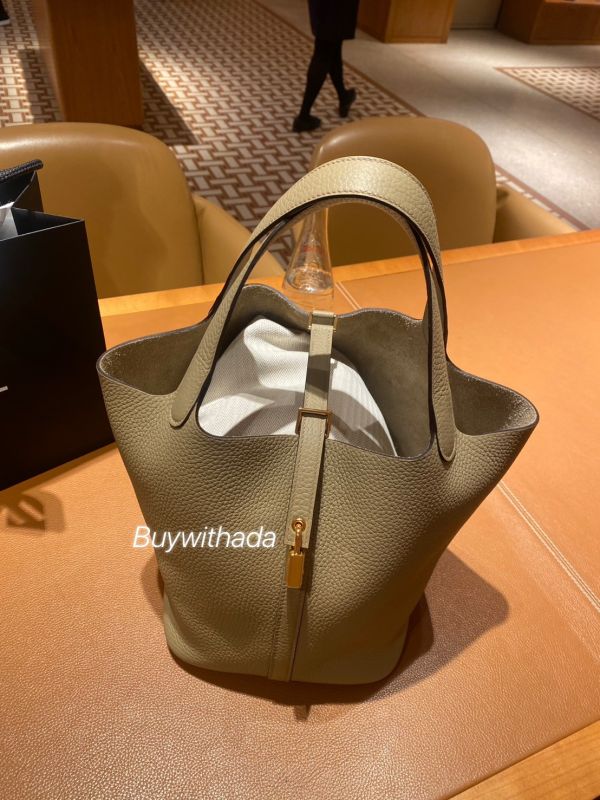 HERMES PICOTIN 22 8Q馬爾法米色 金釦 台灣現貨 buywithada,france,全球代購,歐洲,exquisite,quality goods,posh,fancy,luxurious