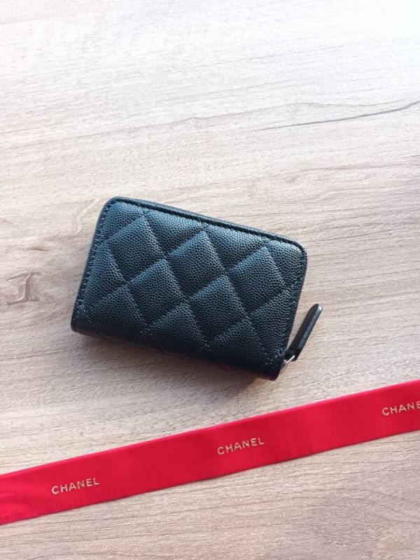 CHANEL 24P 最新款 英文LOGO ㄇ字零錢包 黑荔枝銀釦 buywithada,france,全球代購,歐洲,exquisite,quality goods,posh,fancy,luxurious