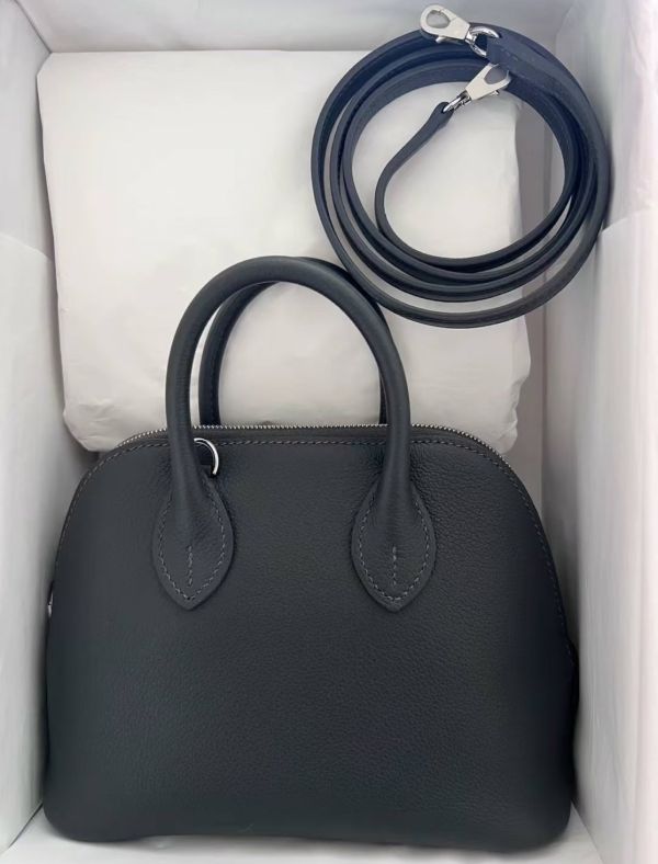 Hermes Mini bolide 石板灰銀釦  Evercolor皮 buywithada,france,全球代購,歐洲,exquisite,quality goods,posh,fancy,luxurious