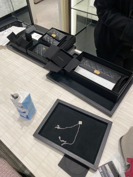 CHANEL BOY 黑荔枝金釦翻蓋長夾 buywithada,france,全球代購,歐洲,exquisite,quality goods,posh,fancy,luxurious