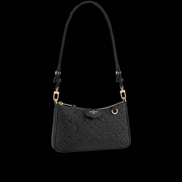 LV Easy Pouch On Strap 黑色 肩背手拿包 buywithada,france,全球代購,歐洲,exquisite,quality goods,posh,fancy,luxurious