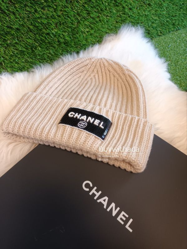 CHANEL 23K 最新款 亮片米色冷毛帽 buywithada,france,全球代購,歐洲,exquisite,quality goods,posh,fancy,luxurious
